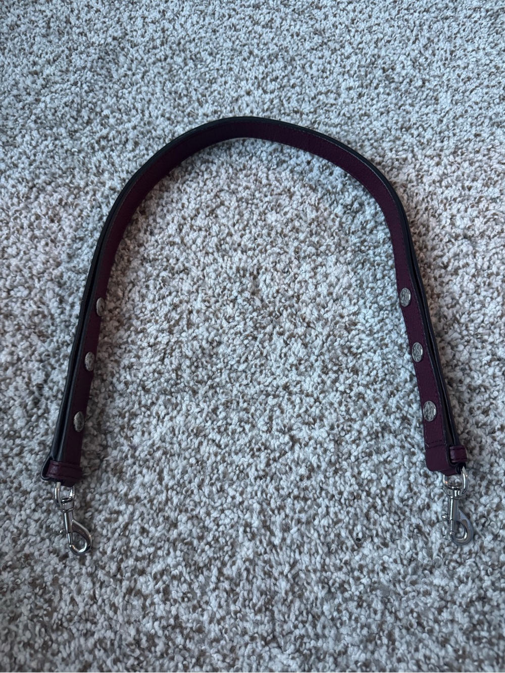 Rebecca Minkoff Keith Medium Satchel Acai Burgundy Leather Suede NWOT - Picture 12 of 13